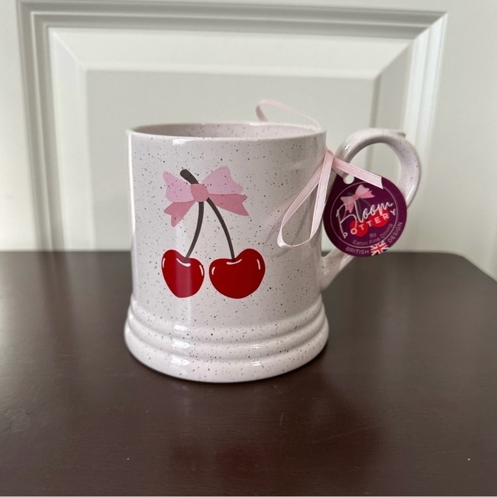 Pink Speckled Cherry Brew Style Mug